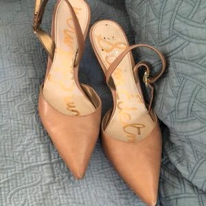 Sling back heels